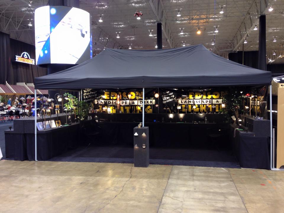 Edison Landscape Lighting booth at a outdoor lighting convention